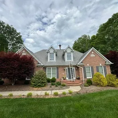 estate gray asphalt shingle roof replacement completed